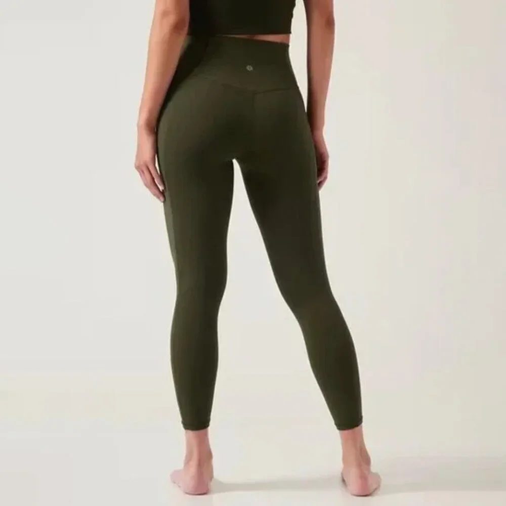 Athleta Salutation Stash Pocket 7/8 Tight Size Small - Picture 2 of 11